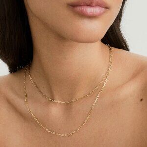 Mejuri Boyfriend Bold Chain Necklace 18K Gold Vermeil